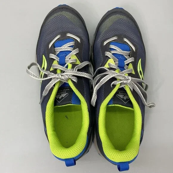 Saucony Peregrine 11 Sneakers Shoes Trail Running Hiking Outdoor Blue Kids 6 - Picture 10 of 14